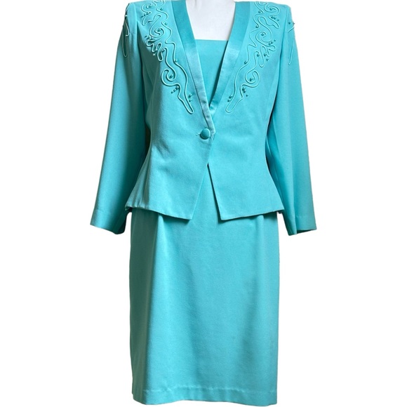 Nah Nah Collection 2 Piece dress suit size 12P - Picture 2 of 16